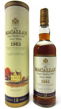 Macallan - Single Highland Malt Scotch 1982 18 year old Whisky 70CL