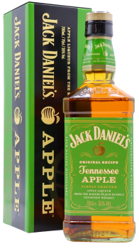 Jack Daniel's - Branded Tin & Tennessee Apple Whiskey Liqueur 70CL