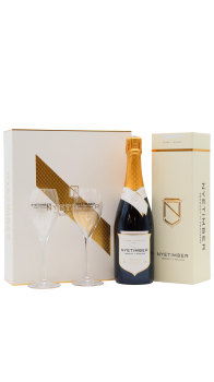 Nyetimber - Champagne Flutes Gift Box & Blanc De Blancs 2016 Sparkling Wine 75CL