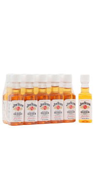 Jim Beam - White Label Kentucky Straight Bourbon Miniatures 10 x 5cl 4 year old Whiskey