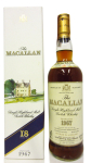 Macallan - Single Highland Malt 1967 18 year old Whisky