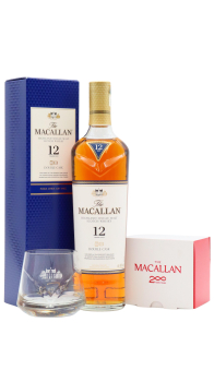 Macallan - Chevron Glass & Double Cask 12 year old Whisky