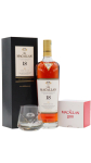 Macallan - Chevron Glass & Sherry Oak Highland Single Malt 2024 Release 18 year old Whisky