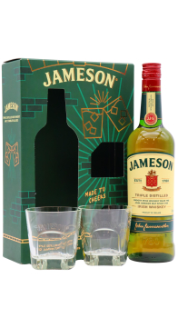 Jameson - Triple Distilled Glass Pack Whiskey