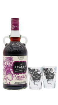 Kraken - Shot Glasses & Black Cherry & Madagascan Vanilla Black Spiced Rum