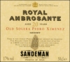 Sandeman Royal Ambrosante 20 Years Old Solera Pedro Ximenez Sherry 500ML