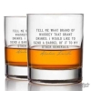 Abraham Lincoln Whiskey Cocktail Glasses