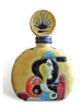 Los Azulejos Tequila Anejo Handmade Picasso Bottle #6 750ml