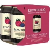 Rekorderlig Premium Wild Berries Cider 12oz 4 Pack Cans