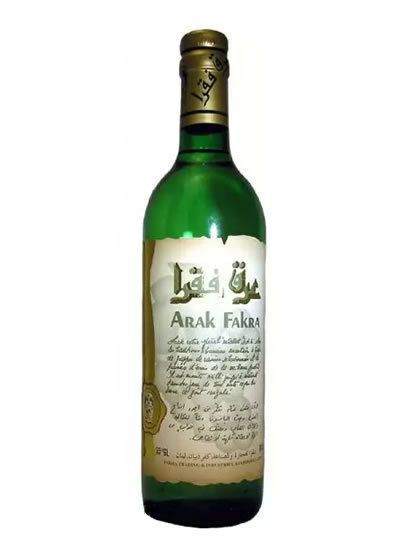 Arak Fakra Grape Neutral Spirit Lebanon 100pf 750ml