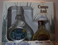 Campo Azul Tequila Blanco Gift Pk 750 200ml