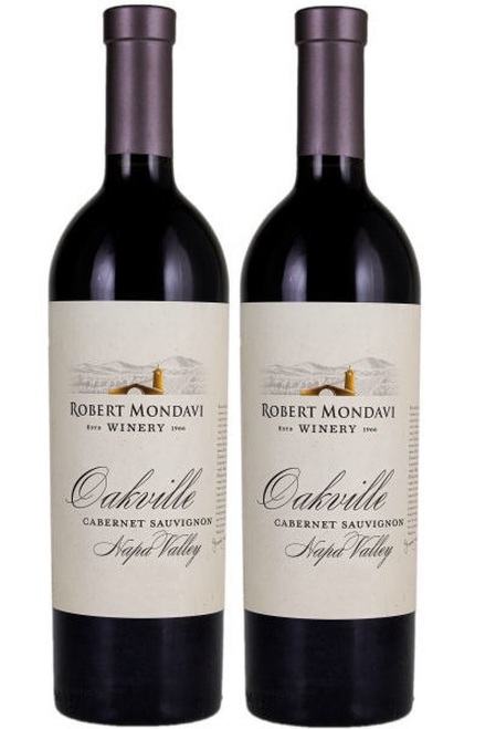 Robert Mondavi Oakville Napa Cabernet 2014 Rated 92JS 2 Bottle Pack