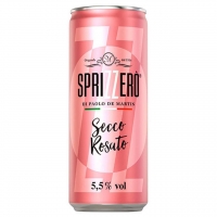 Sprizzeri de Paolo de Martin Italian Wine Based Spritzer Seco Rose 4 Pack Cans 8.4oz