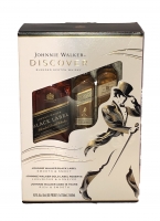 Johnnie Walker Scotch Blended Black Label Discovery Pk W/ 2 50ml Gold & 18yr 750ml