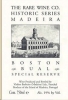 Rare Wine Madeira Bual Historic Series Boston 750ml