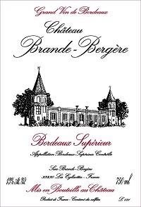 Chateau Brande-bergere Bordeaux Superieur 750ml | Liquor Store Online