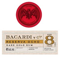 rum ocho bacardi reserva 1l